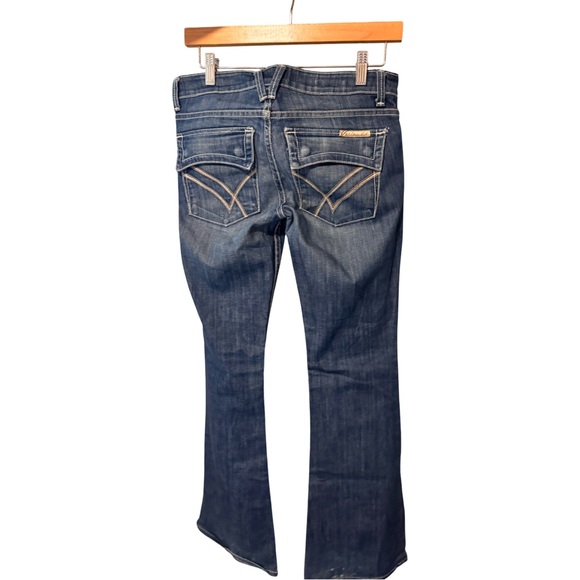 William Rast Blue Boot Cut Jeans Medium Wash - Picture 2 of 11